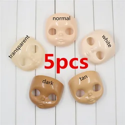 DBS 브라이스 인형 장난감 페이스 플레이트 DIY 맞춤 인형 5 개, 페이스 플레이트 백 플레이트 및 나사 판매