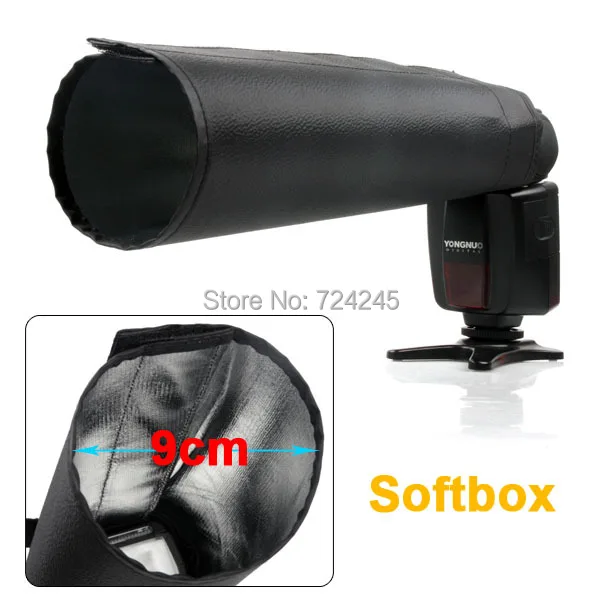 

Flash Diffuser Foldable Spotlighting Cloth Bender Light Beam Snoot Softbox Tube for Nikon Canon Yongnuo Speedlite Flash