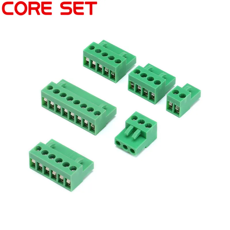 10pcs/lot 3.96mm Pitch Connector 2P/3P/4P/5P/6P/8P HT3.96 300V 10A Pluggable Terminal Block