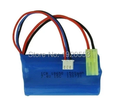 18650 7.4 فولت 1500 مللي أمبير 15C بطارية ليثيوم أيون SM 5500 JST T التوصيل طامية موصل أجزاء ل MJX T40 T40C F39 F49 T39 Syma 822 Udi U12A #6