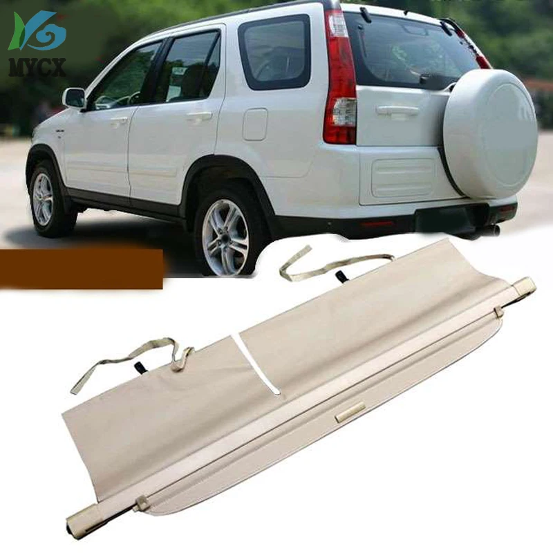 

Car Rear Trunk Security Shield Cargo Cover For Honda CR-V CRV 2002 2003-2004 2005 2006 High Qualit Black Beige Auto Accessories