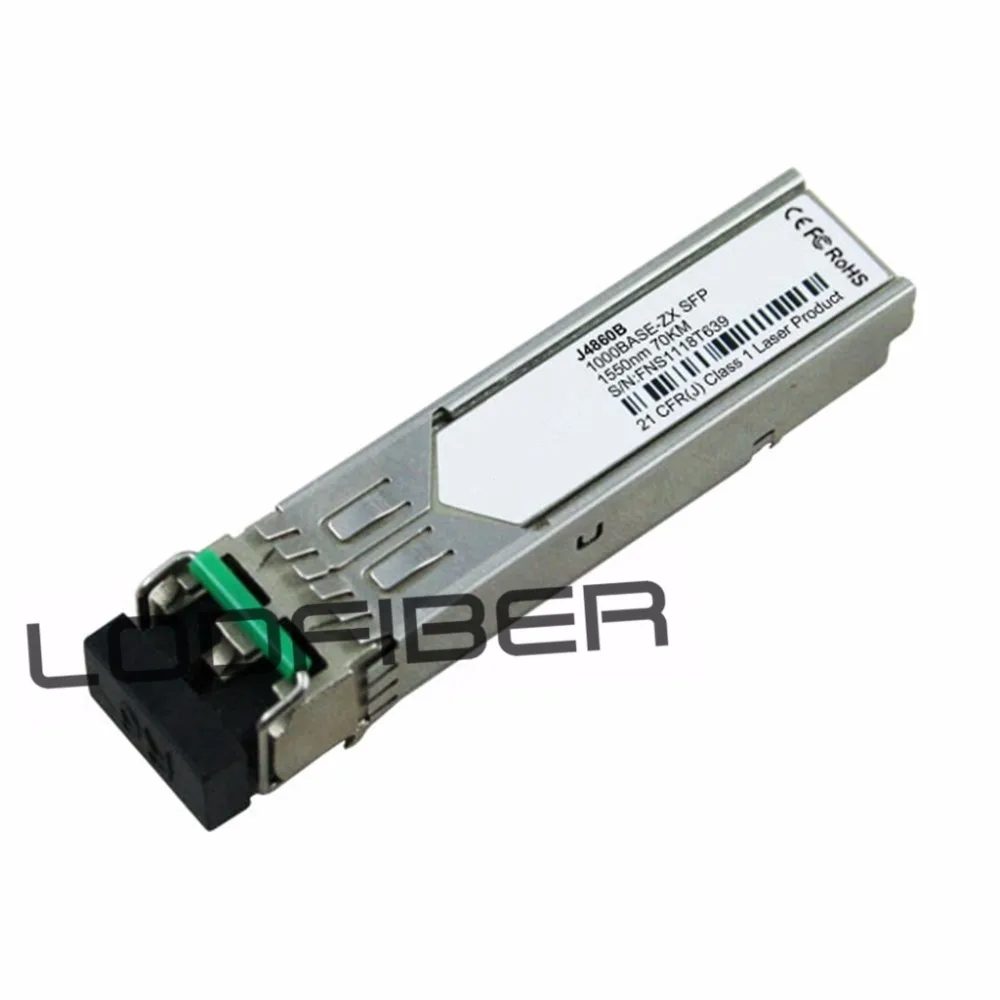 

J4860B совместимый 1000BASE-LH SFP 1550nm 80km DOM трансивер