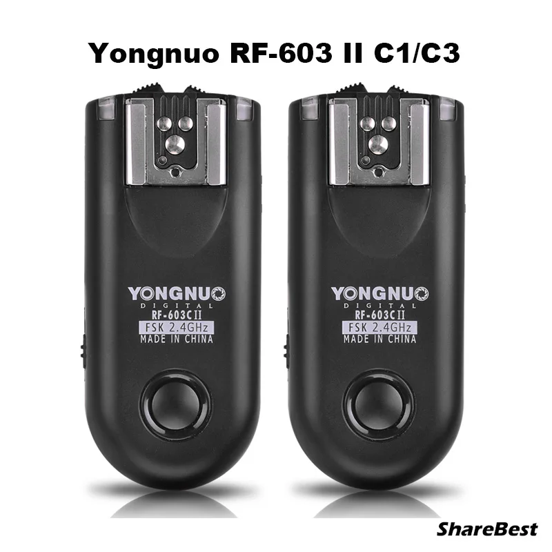 Imagem -02 - Yongnuo-receptor de Gatilho de Flash sem Fio para Canon Dslr 6d 7d 5d Mark ii Iii 70d 60d 650d 700d 550d