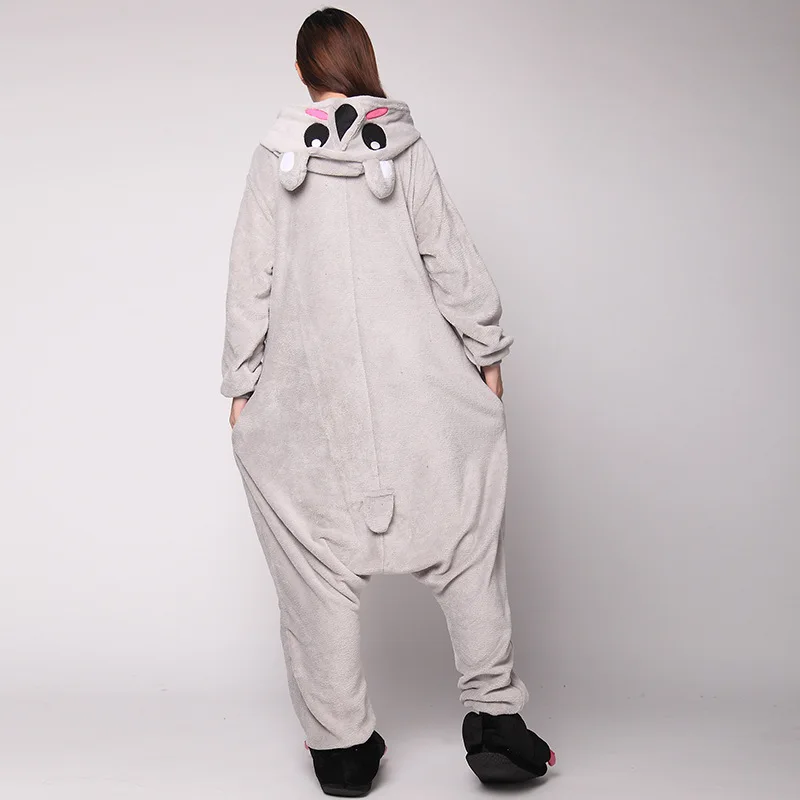 Pyjama d'halloween Kigurums Koala Onesies, unisexe, Costume de Cosplay pour adultes, combinaison de nuit pour animaux