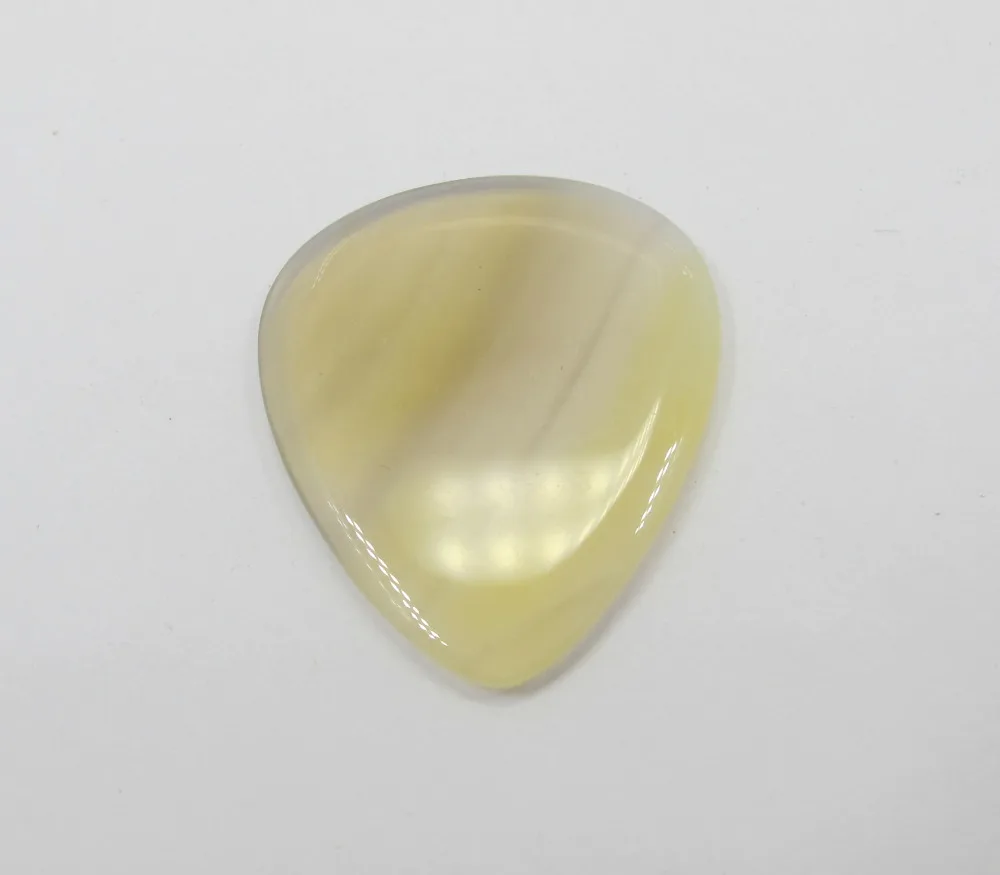 Wholesale Mixed 4pcs/lot Stone Agate Crystals Guitar Picks Guitar Finger Picks Gem Stone Picks for Guitar around 27x30x2mm