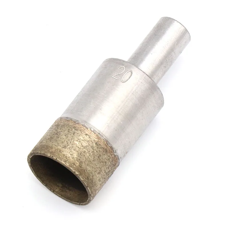 1 pz codolo 10mm punte diamantate sinterizzate con punta diamantata 4-45mm foro dritto sega trapano da banco per vetro ceramica pietra marmo giada plastica