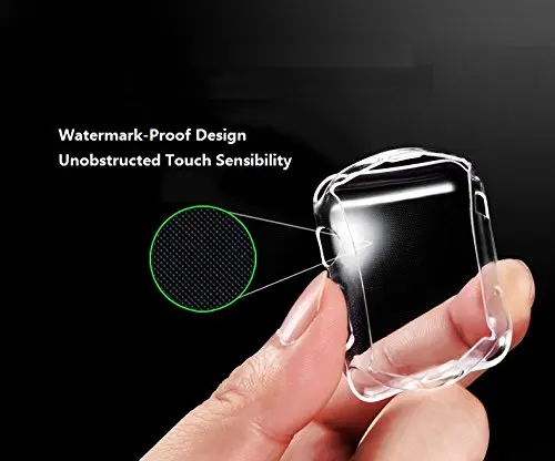 الذكية ووتش حالة ل أبل ووتش سلسلة 2/3 ، 2-حزمة جميع حول الغطاء الواقي حالة حامي الشاشة ل IWatch 2/3