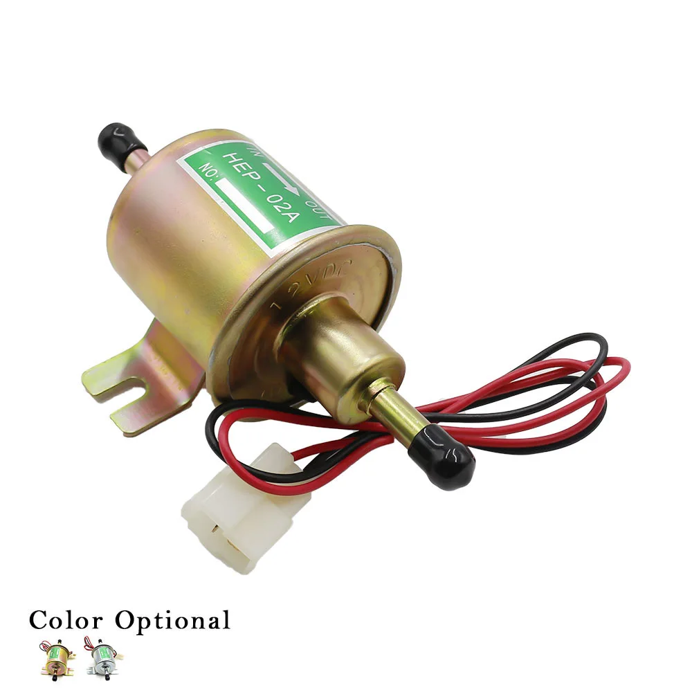 Universal Car 12V diesel petro gasoline electric fuel pump fuel supply low pressure electric fuel pump HEP-02A fuel pump