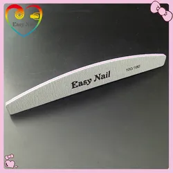 EasyNail 2pcs  Zebra Nail Files Washable Double-Side Emery Board 100/180 Grit Nail Buffering Files,high Quality.