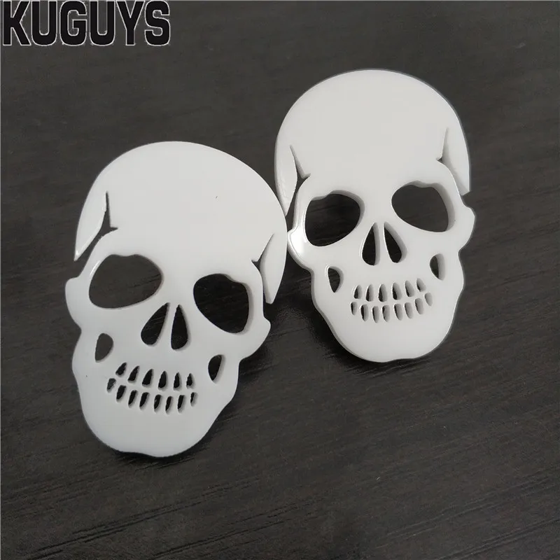 White Skeleton Stud Earring for Women HipHop Skull DS DJ Punk Rock Dancing Accessories