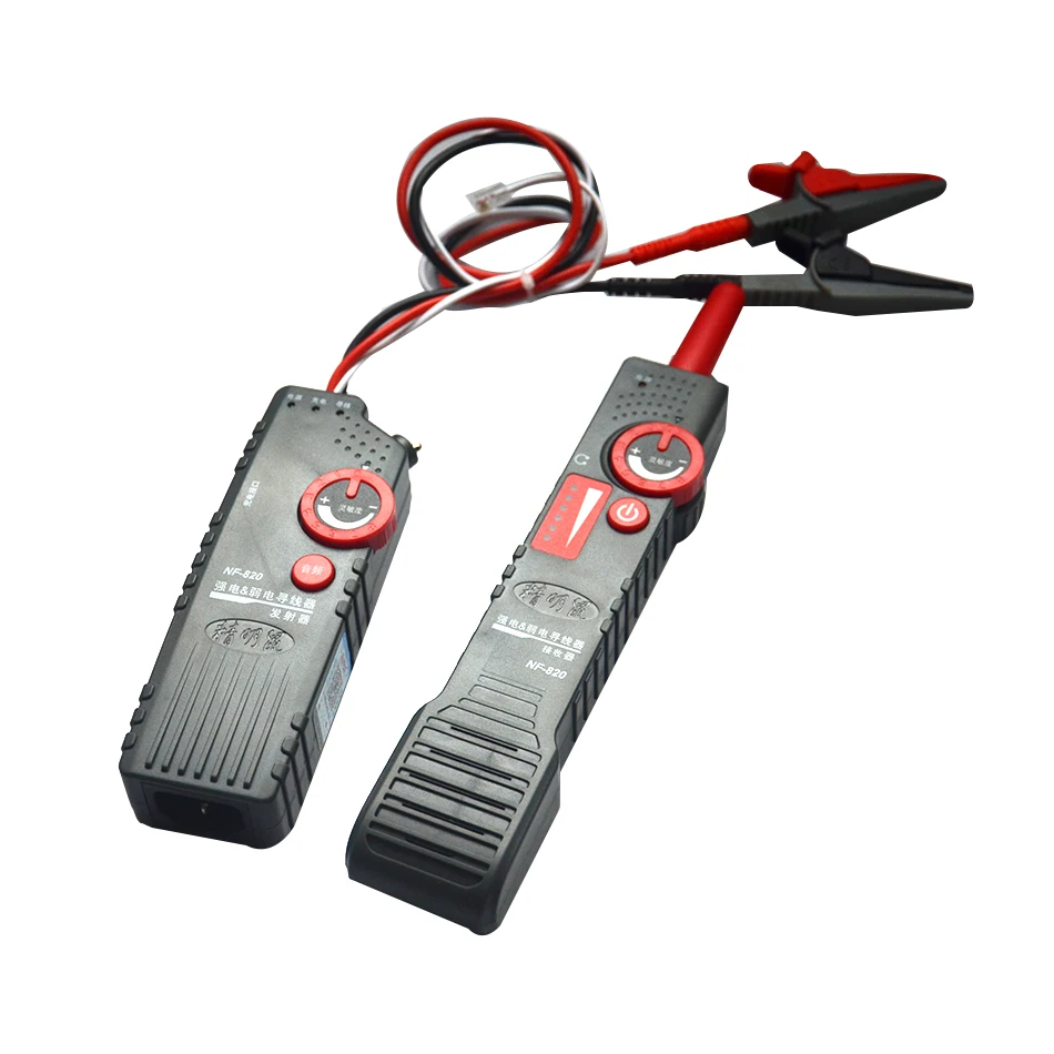 

NF-820 RJ45 RJ11 BNC Tester High & Low Voltage Cable tester Underground Cable Finder Anti-Interference Wire Tracker