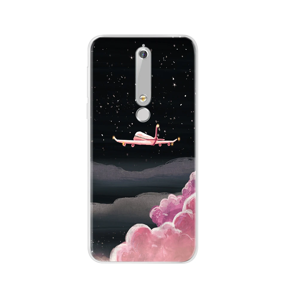 Soft TPU Case For Nokia 2 3 5 6 2017 Nokia 6 2018 2nd Cartoon Silicone Back Cover For Nokia 2.1 3.1 6.1 7.1 Phone Case Bumper
