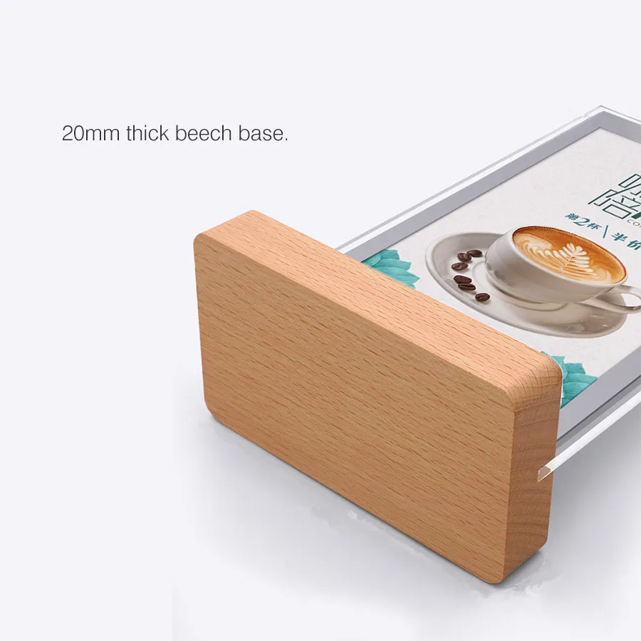 A5 210*148mm Acrylic Restaurant Table Menu Sign Holder Display Stand With Poster Menu Paper Frame