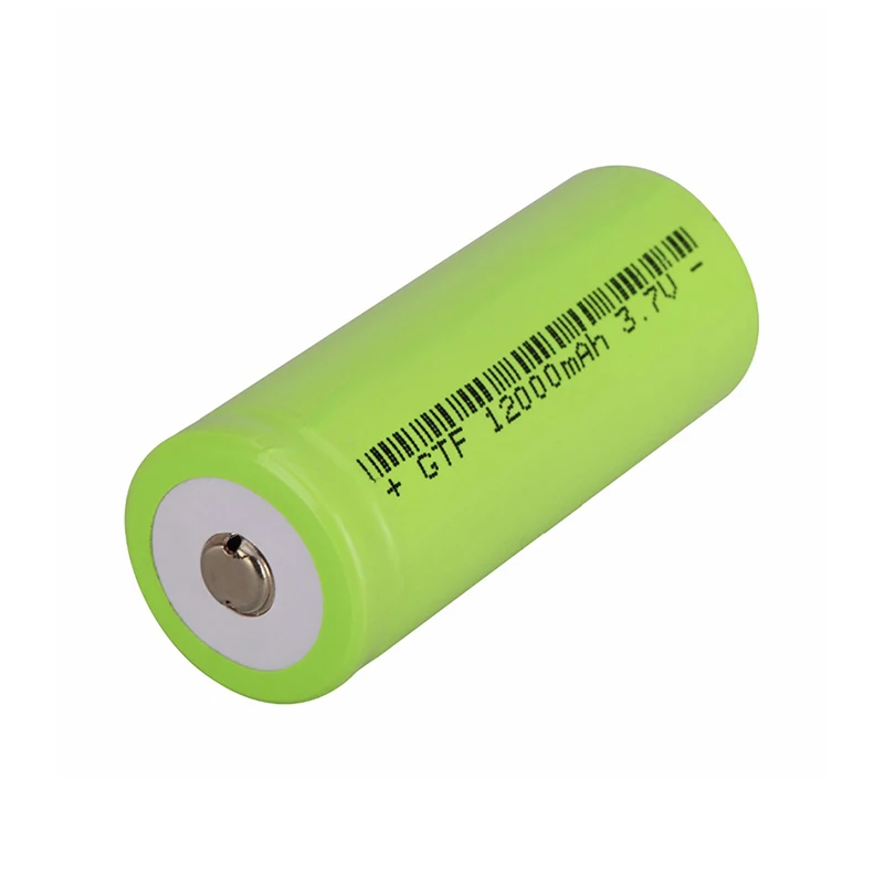 1pc New 26650 3.7V 12000mah Li-ion Rechargeable Battery High Capacity 26650 Li-ion Batteria for LED Flashlight Torch Light Cells