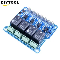 1PCS Raspberry Pi Power Relay Board Expansion Module Shield Supports RPi A+/B+/2 B/3 B for Home Automation Intelligent