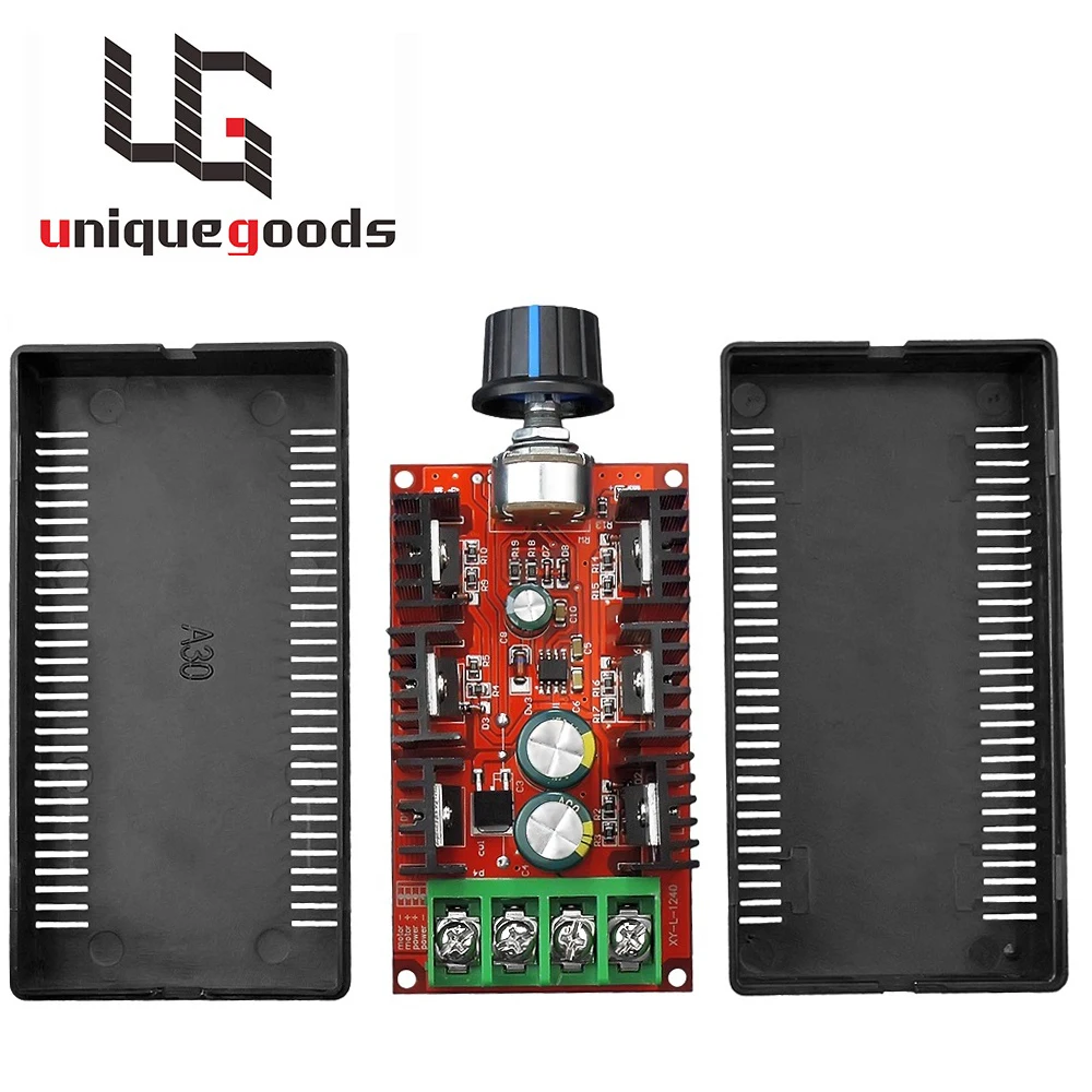 

12V 24V 48V 2000W MAX 10-50V 40A PWM HHO DC Motor Speed Control RC Controller Manufacturer Direct Supply
