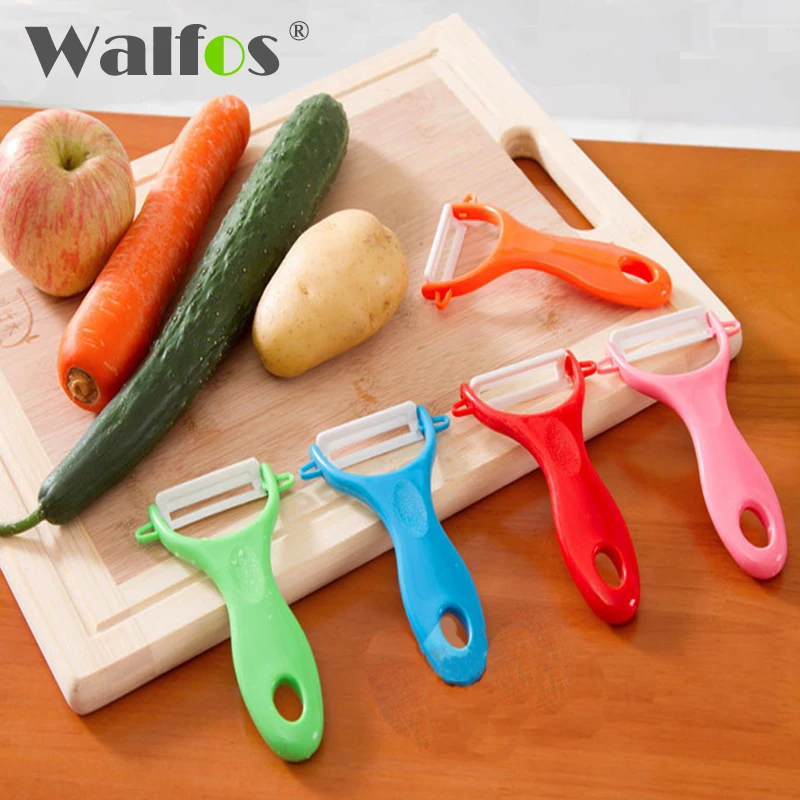 

WALFOS 1 Pcs Kitchen Vegetable Peeler Kitchen Accessories Gadgets Vegetable Fruit Peeler Slicer Ceramic Cutlery Peeler