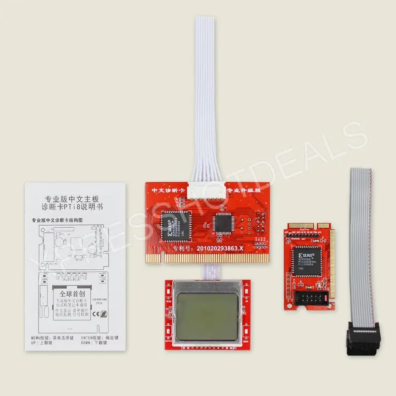 PCI Motherboard Analyzer Diagnostic Post Tester Card For PC Laptop Desktop PTI8