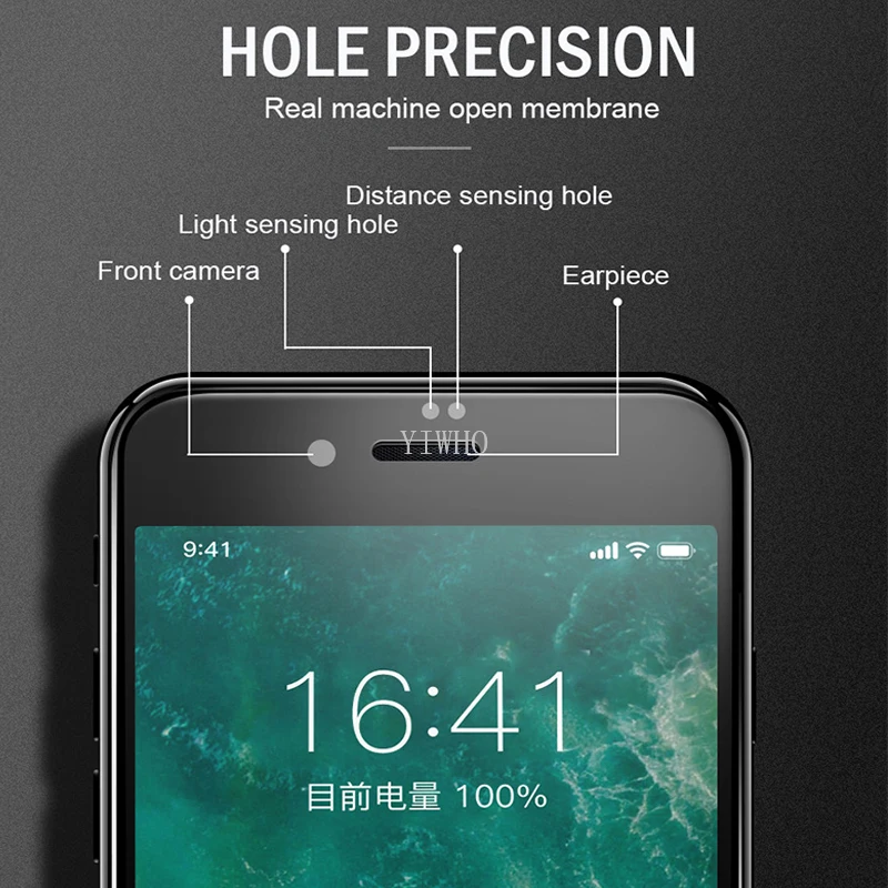 9D Screen Protector Film for Apple IPhone XMax XR X XS MAX Explosion-Proof Tempered Glass I Phone 6 6s 7 8 Plus Black White Glas