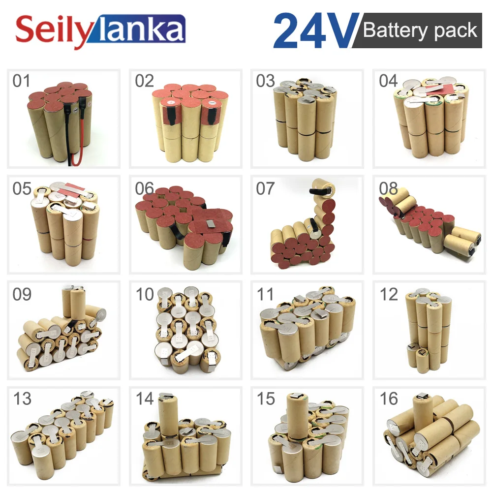 حزمة بطارية أداة ni mh بقدرة 3000 مللي أمبير في الساعة 24 فولت cd لـ Dual Drill Max ABRAHAM DIEDERICHS HWA للسيارات King Craft KINZO KRAFT KRAFTtech