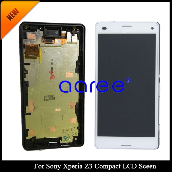 100% tested Gurantee For Sony Xperia Z3 Compact LCD Display For Sony Xperia Z3 mini Screen Touch Digitizer Assembly + adhesive