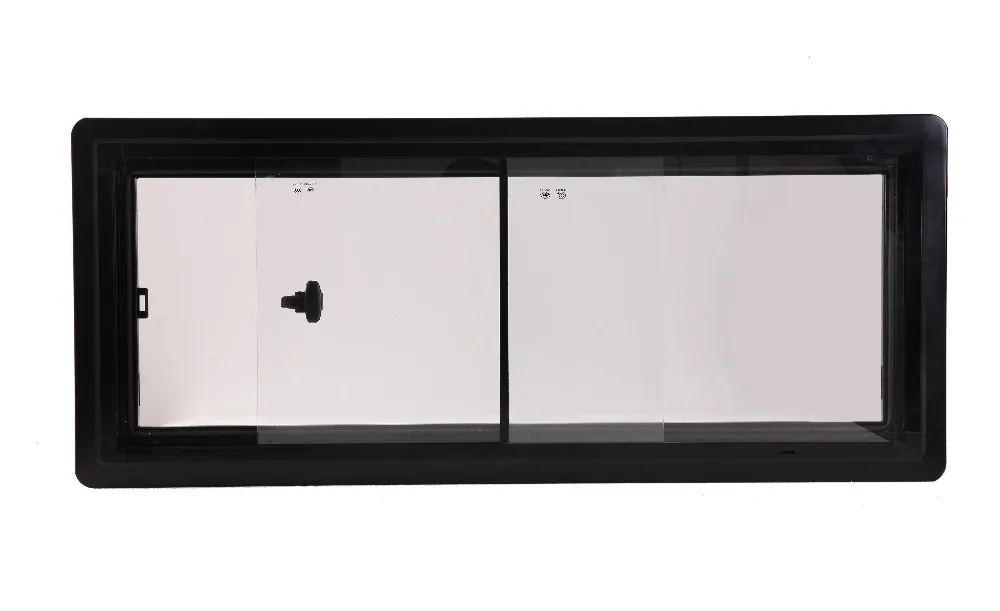 RV Caravan Sliding Window Ventilation Hatch With Screen& Blind Tempered Glass MG15RW-SL