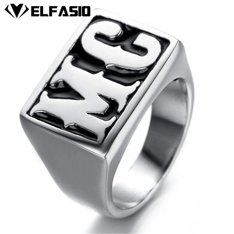 Men\'s Rumble Motorcycle Engine MC 316L Stainless Steel Biker Ring Jewelry Size 8-14