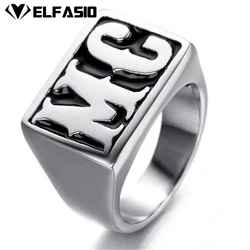 Men's Rumble Motorcycle Engine MC 316L Stainless Steel Biker Ring Jewelry Size 8-14