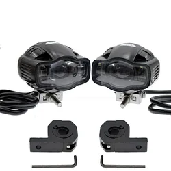 22-40mm CE Universal Motorcycle Car headlight lamp LED Super Bright Fog light USB Charger For ktm triumph ducati aprilia hyosung