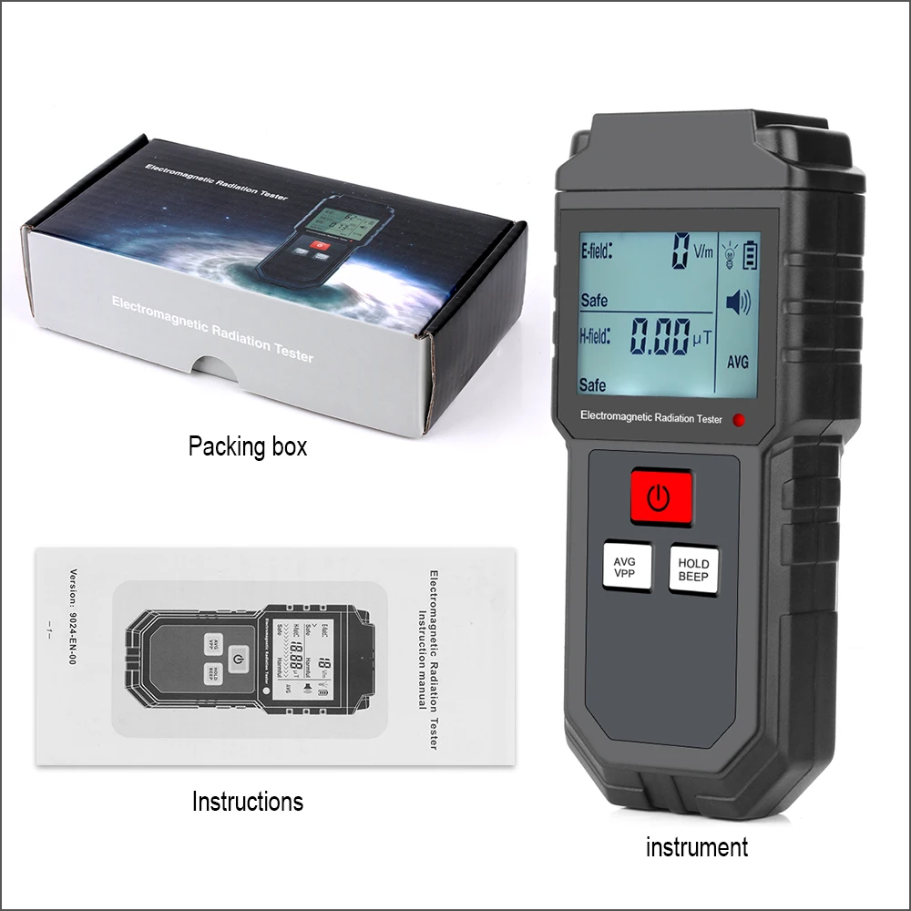 RZ Electromagnetic Field Radiation Tester Detector Emf Meter Handheld Portable Counter Emission Dosimeter For Computer Phone