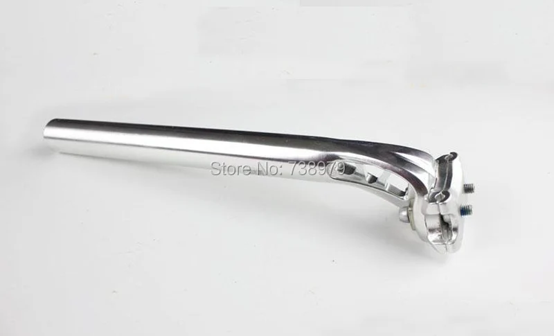 27.2 30.9 forged classic glossy silver/black single speed Road Track Bike seat post 3 hole fixed gear seat tube offset seatpost