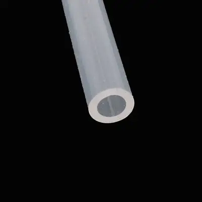 5M Length 2mm x 4mm Transparent Silicone Rubber Tubing Hose Pipe