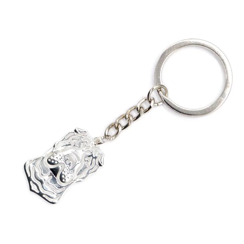 Female Alloy Chinese Shar Pei Key Chains Women\'s Jewelry Metal Key Chains
