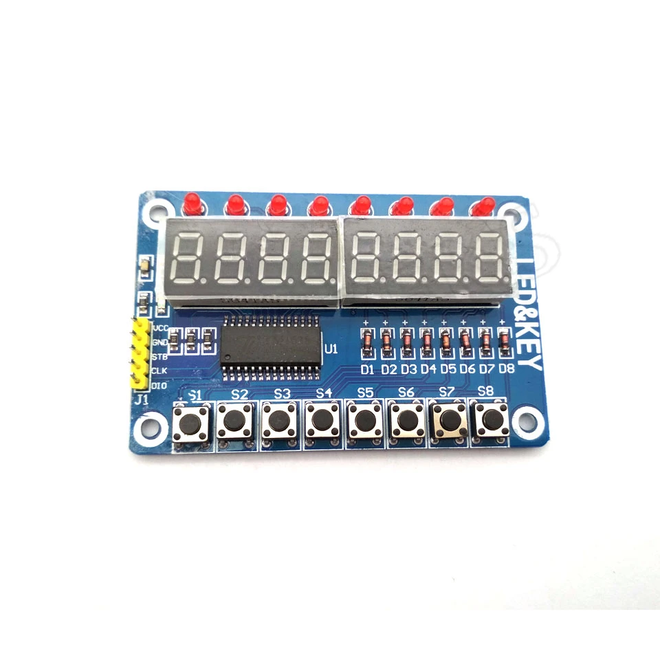 Key Display For AVR New 8-Bit Digital LED Tube 8-Bit TM1638 Module