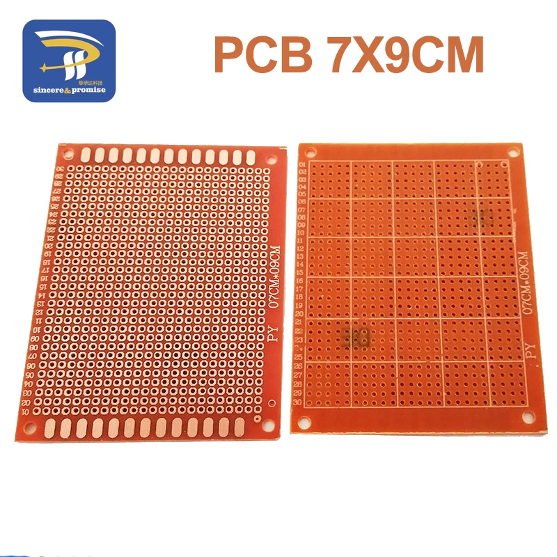 5PCS 7x9cm 7*9cm Single Side Prototype 2.54mm PCB Breadboard Universal DIY Experimental Bakelite Copper Plate Circuirt Board