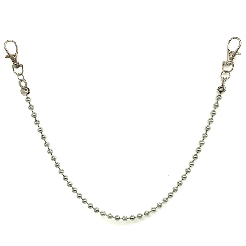 Punk Men Wallet Belt Chain Ball Metal Trousers Chain For Jeans Pants Fashion Jewelry Unisex