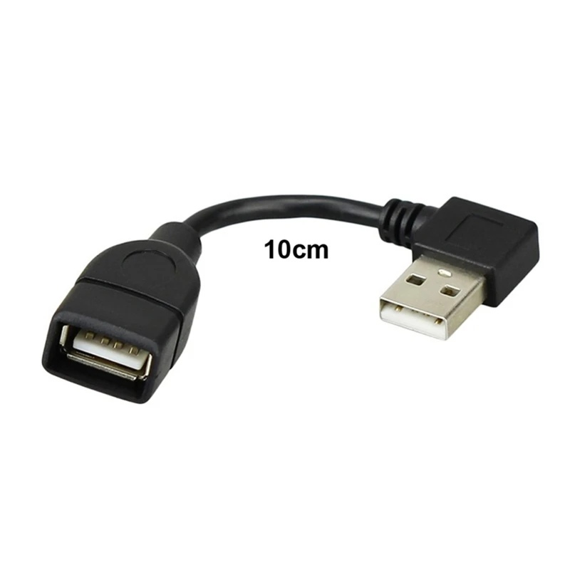 

10cm 20cm 40cm USB2.0 Cable USB Male to female extension cable 90 Degree angled