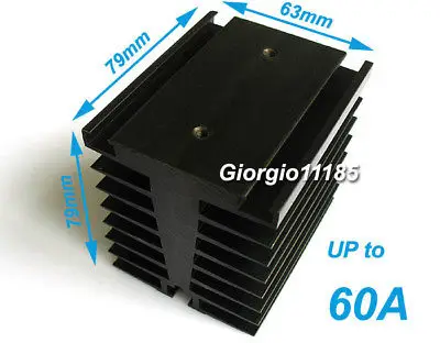 

New Heat Sink for Solid State Relay SSR Up To 60A