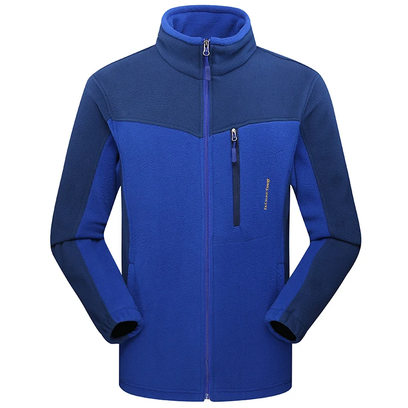 Keep Warm Sport Coat Men Fleece Soft Shell Outdoors Jackets 2019 New Full Zipper Windbreaker Thermal Gym Clothing Running Jacket