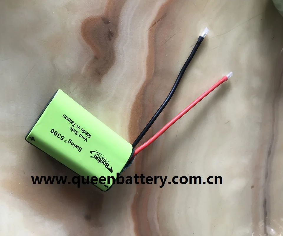 1s1p 3.6v 3.7v boston power 5300mah swing battery pack with 16awg silicon wires