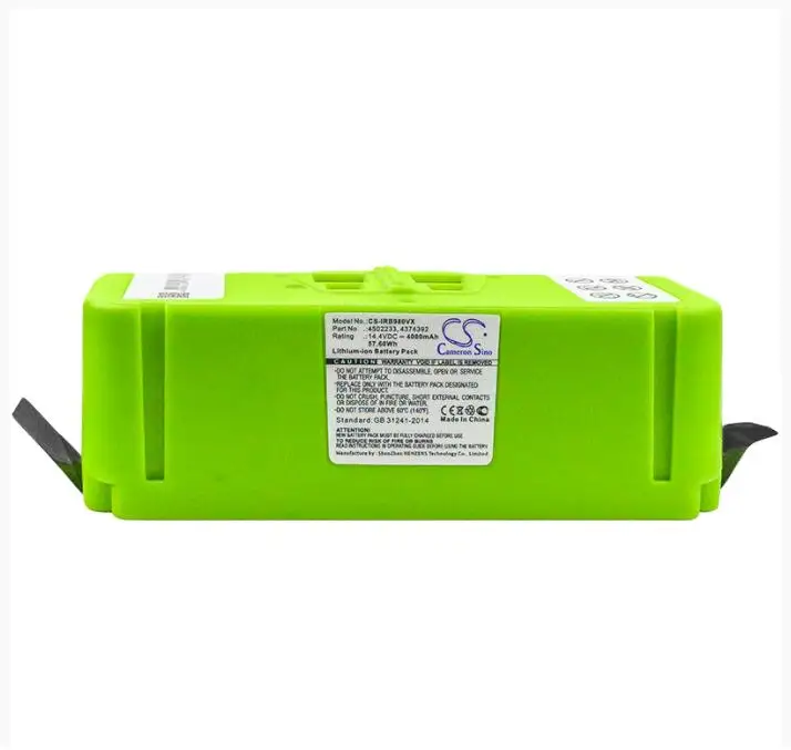 

Cameron Sino 4000mAh battery for IROBOT Roomba 614 615 640 652 665 670 671 675 677 680 681 685 690 691 695 696 801 805 850 860