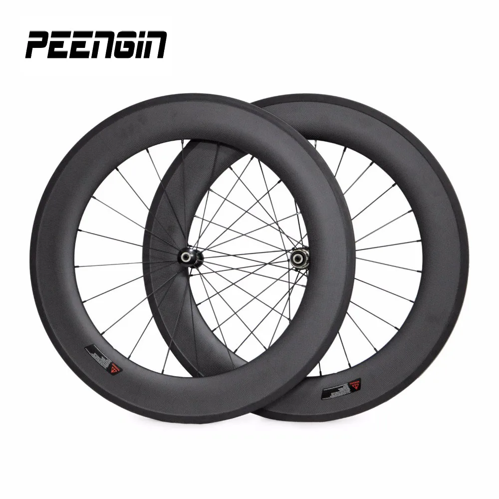 New Style Cheap Wheels Clincher Road Velo DIY Carbon Wheelset Tubular 88mm Rim Aero Carbono 700C 23mm EMS Quick Delivered To USA