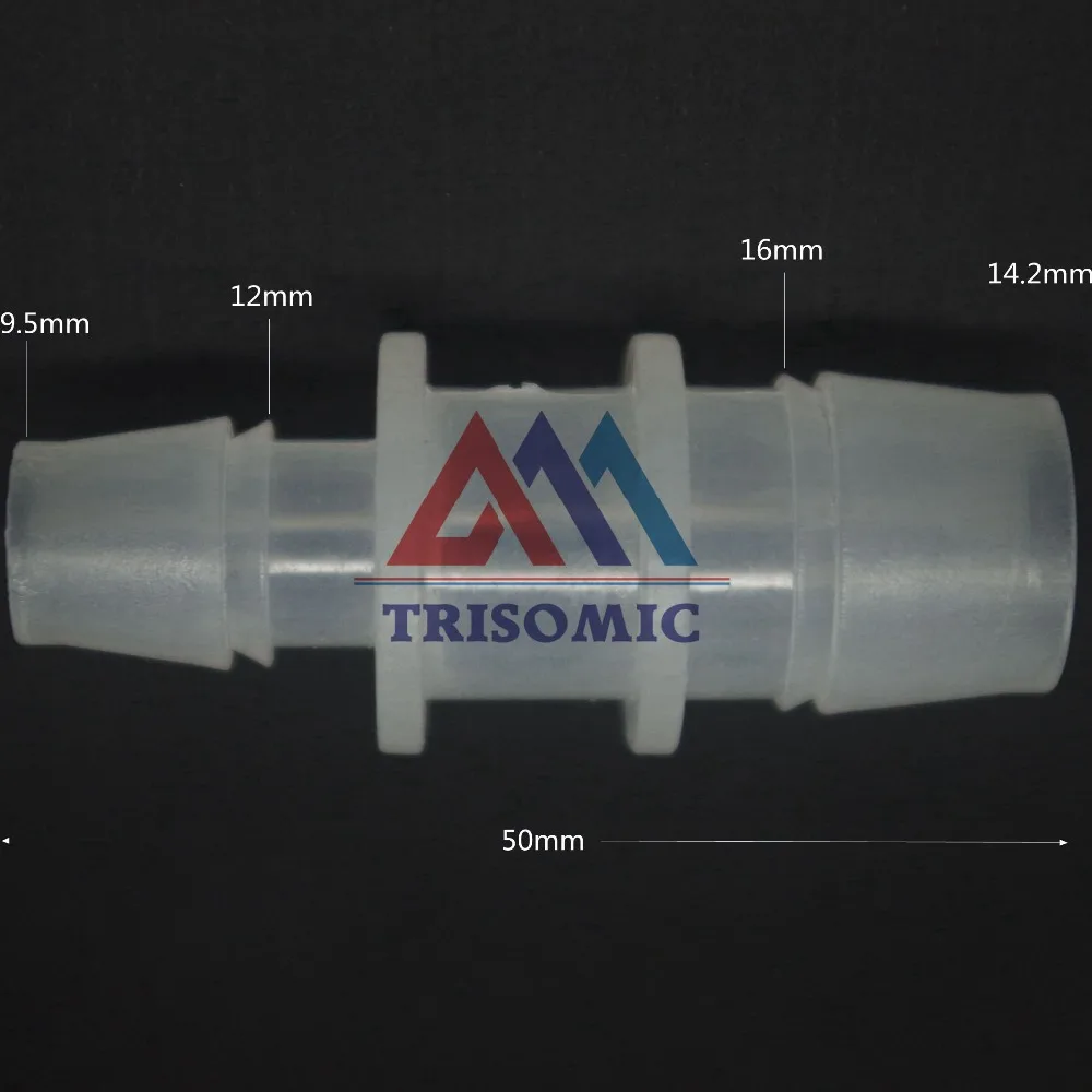 

14.2mm*9.5mm Straight Reducing Connector Plastic Fitting Barbed Reducing Connector