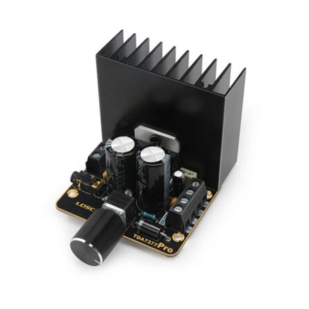 Módulo amplificador diy tda7377 placa amplificadora de potência 12v canal duplo estéreo 30w * 2 amplificador automotivo