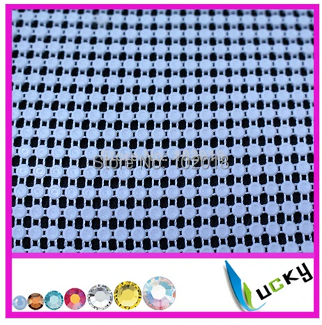 Free shipping!Factory price 10 yards plastic base 18rows rhinestone mesh with high quality clear strass crystal trimming chains