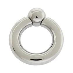 7MM THICK TITANIUM BODY PIERCING JEWELRY SCREW IN BALL RING FOR MAN GENITAL PIERCING JEWELRY