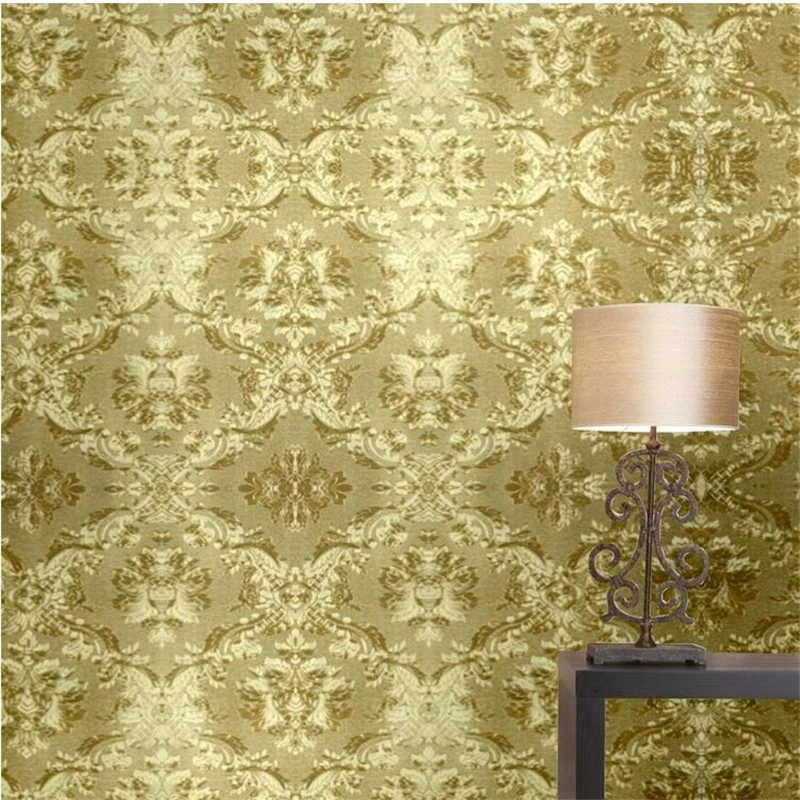 beibehang Gold reflective golden Damascus KTV wall papers home decor reflective golden Damascus KTV wallpapers papel de parede