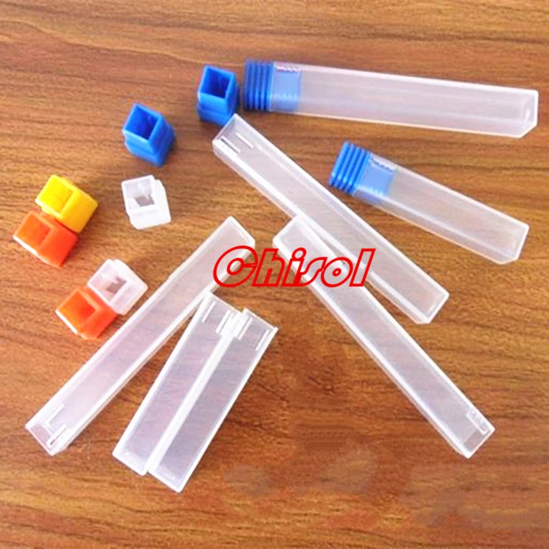 100pcs CNC End Mill Plastic Packing Box Hardware Tools PP Packaging Boxes For Drill Bit Screw Taps End mill