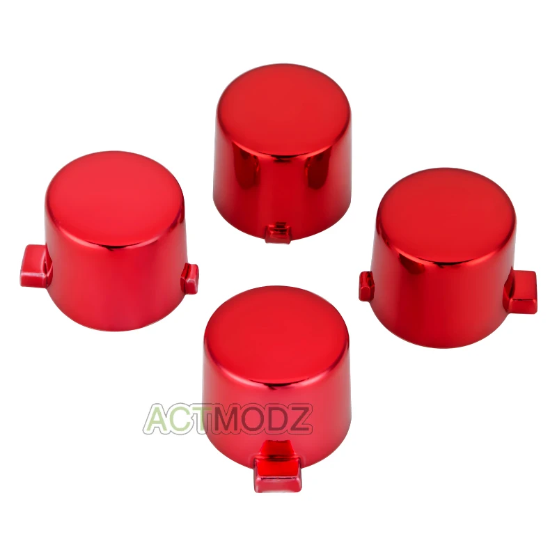 المتطرفة مخصص عمل أزرار مجموعات ل PS4 كل نموذج تحكم الكروم الفضة/الذهب/الأحمر/الأزرق/الأرجواني/الأخضر/بندقية