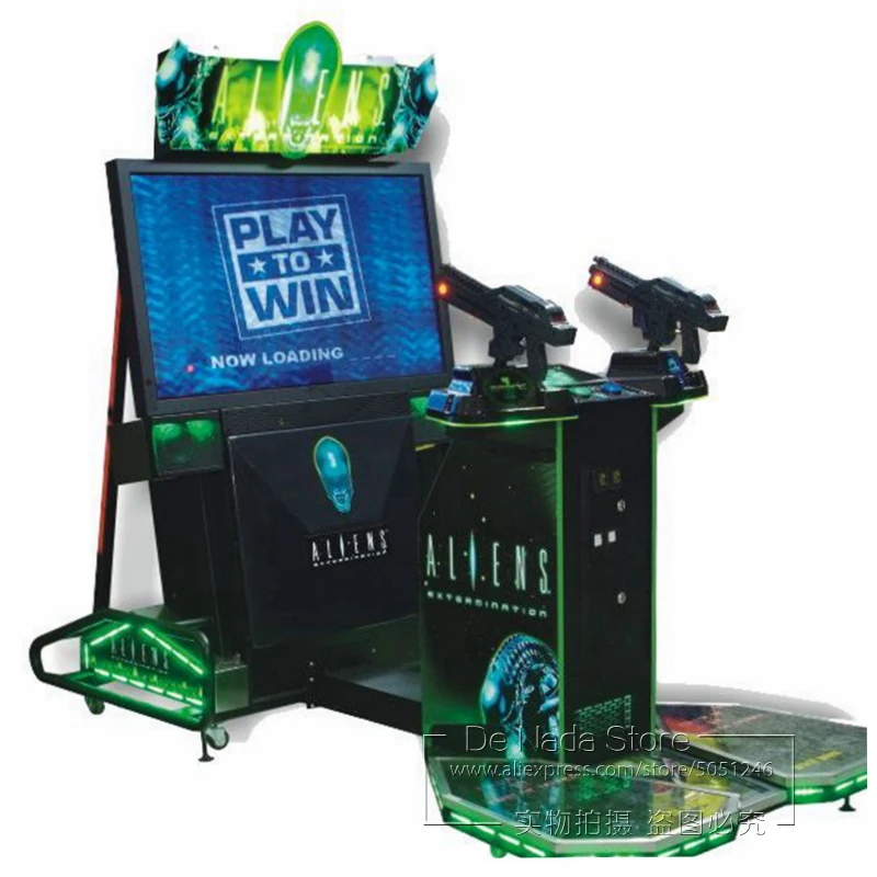 Aliens Amusement Device Coin Operated Simulator Gun Shooting Video Arcade Game Machine For Game Center